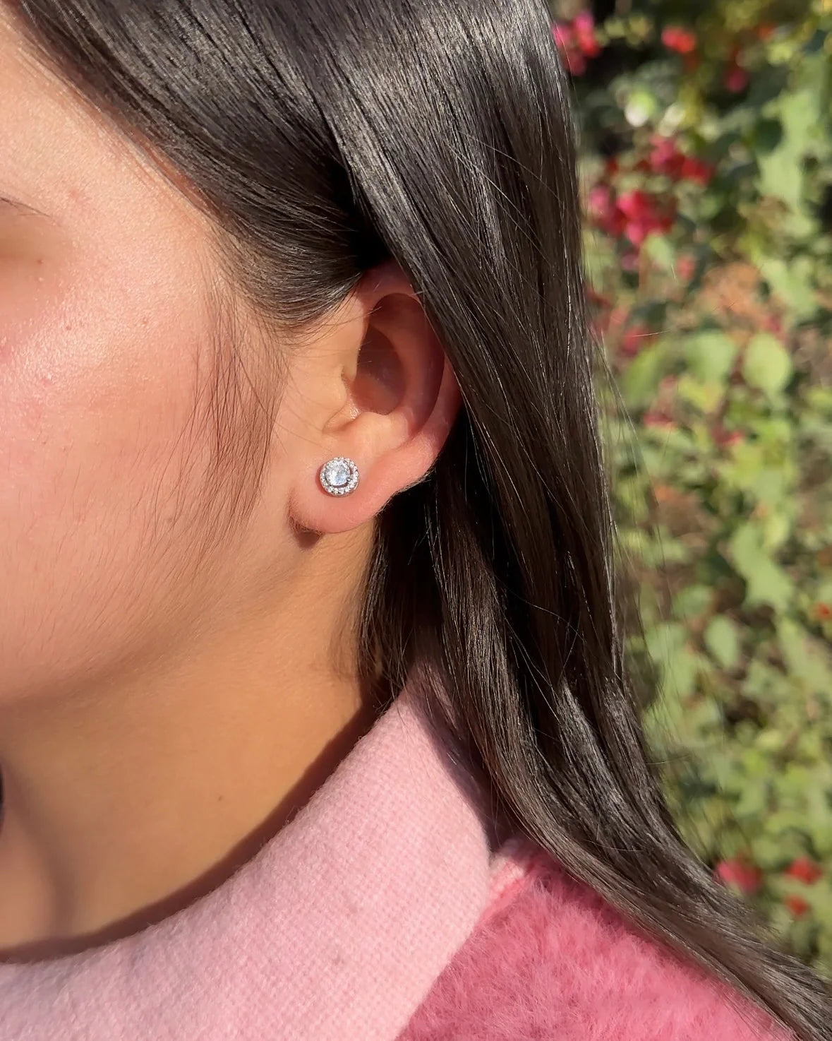 Sterling Silver CZ Earring for Women